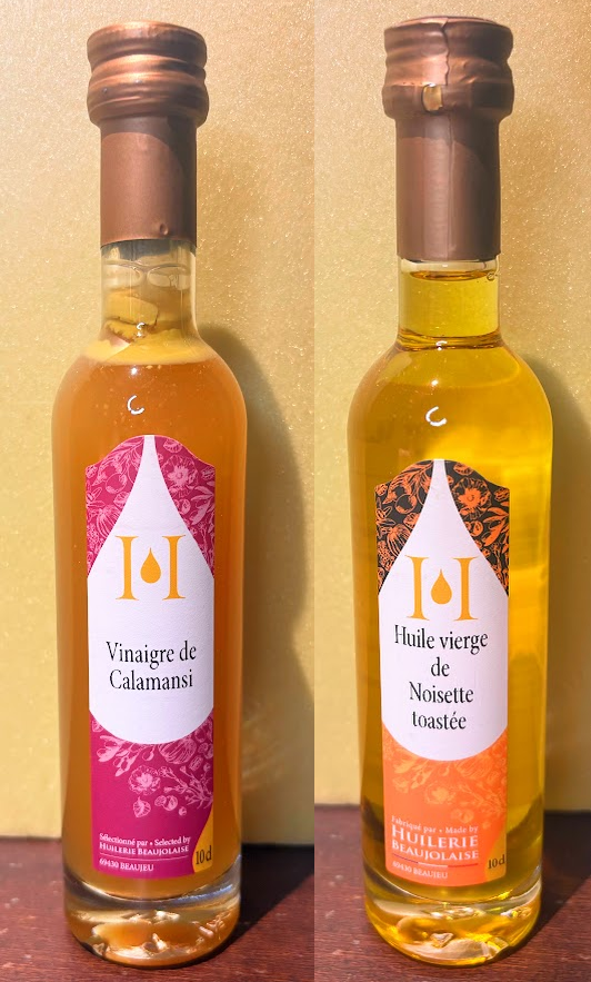 カラマンシーヴィネガー&ヘーゼルナッツオイル お買得セット